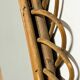Large mirror from the 1950s. Made of bamboo. Vintage design in the Bonacina style.