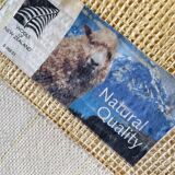 Hand-tufted wool rug Tisca Meda 1980s France