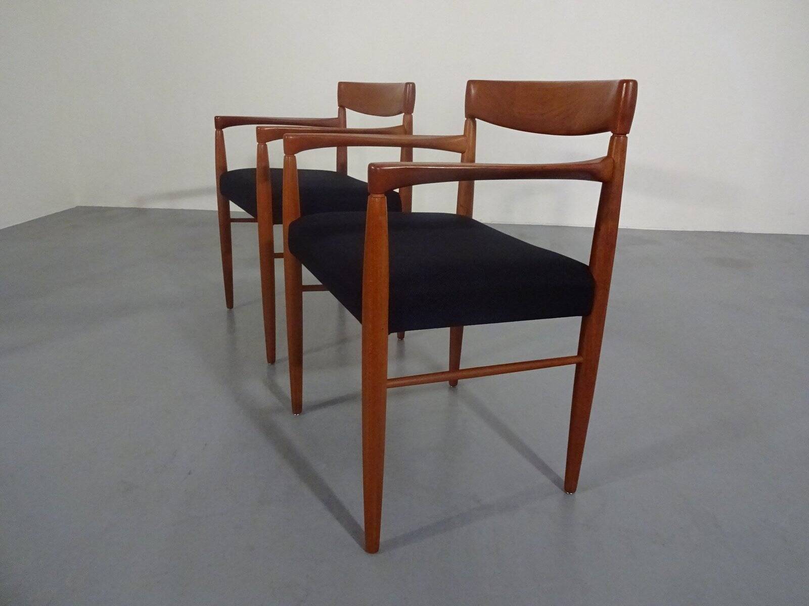 Danish Teak Dining Chairs by H. W. Klein for Bramin, 1960s, Set of 6