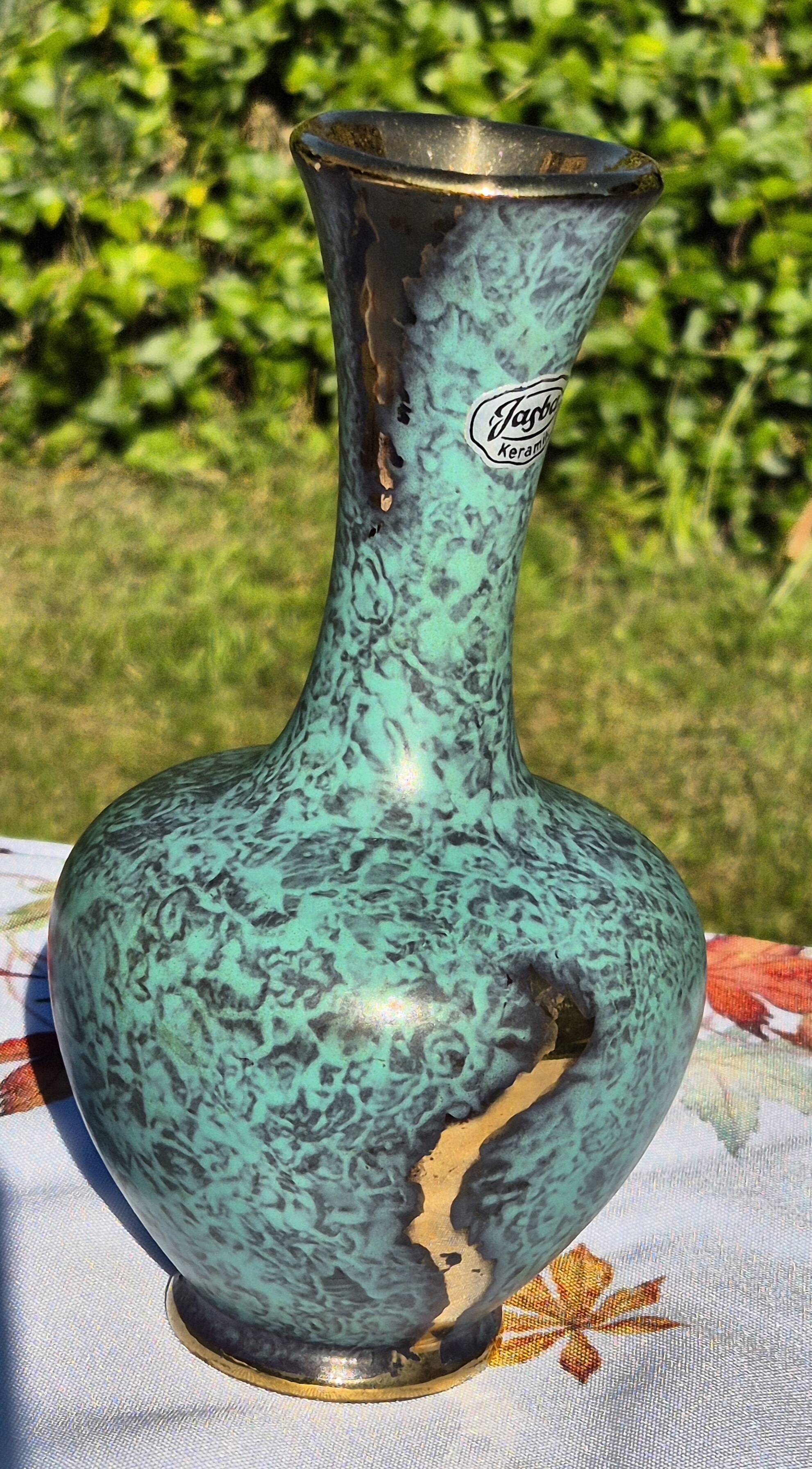 Vintage Soliflore Vase – Jasba Ceramics (Patina)
