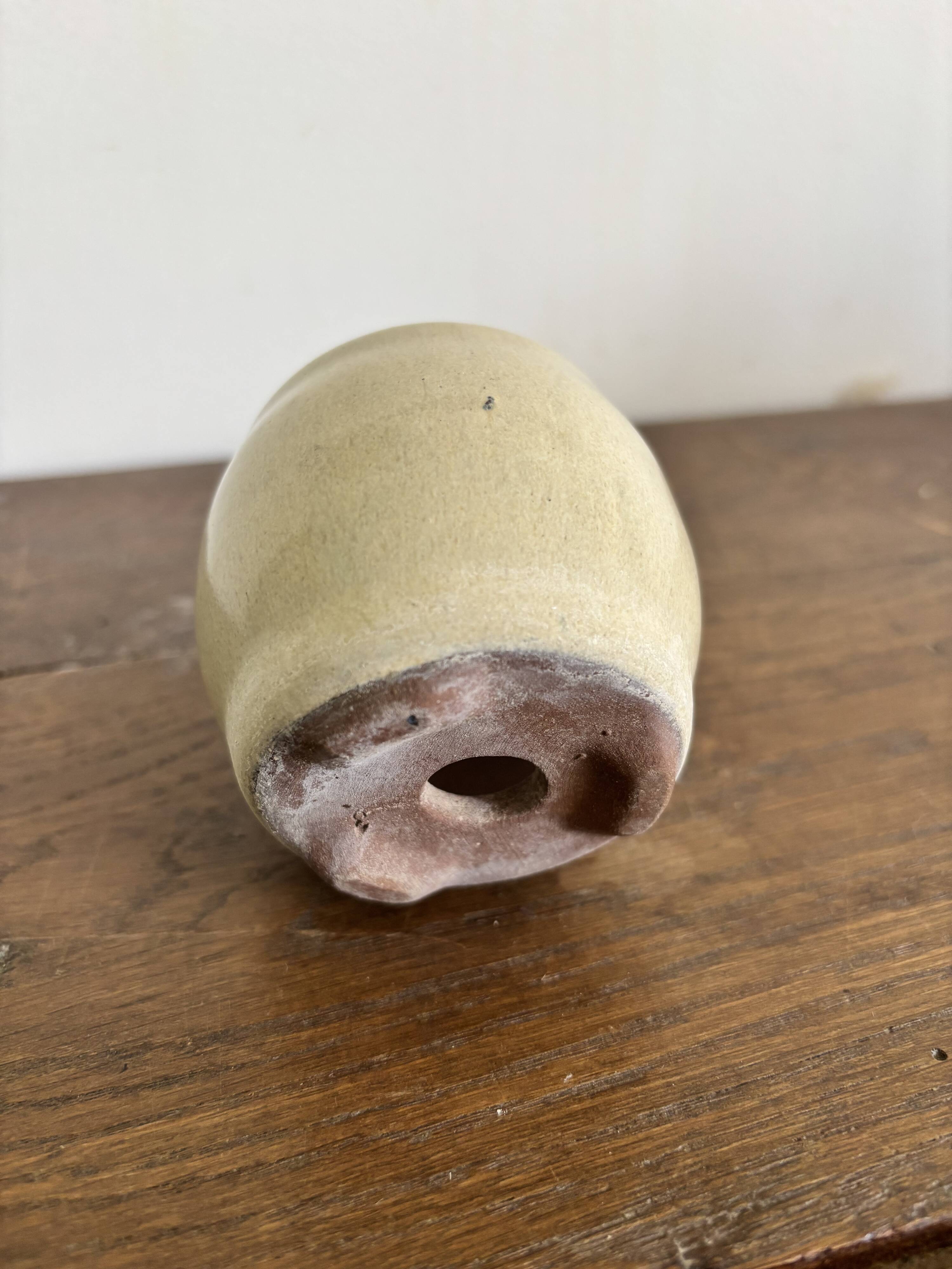 Set of French artisanal stoneware ceramics – 1960s