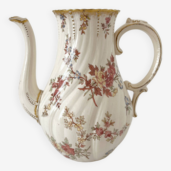 Cafetière verseuse en terre de fer Louis XV Sarreguemines