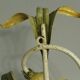 Set of 10 Wall Lights from colored hand crafted iron and Murano glass