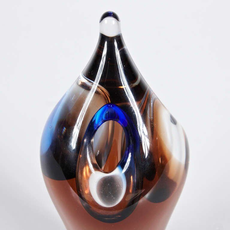 1955 Early Floris Meydam Unica Glass Sculpture