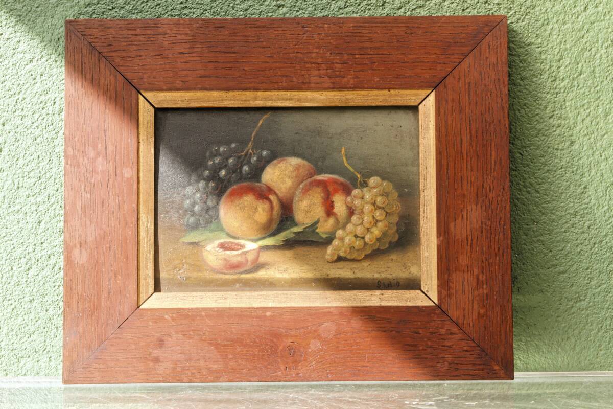Still life with fruits, early 20th century, signed Sario.