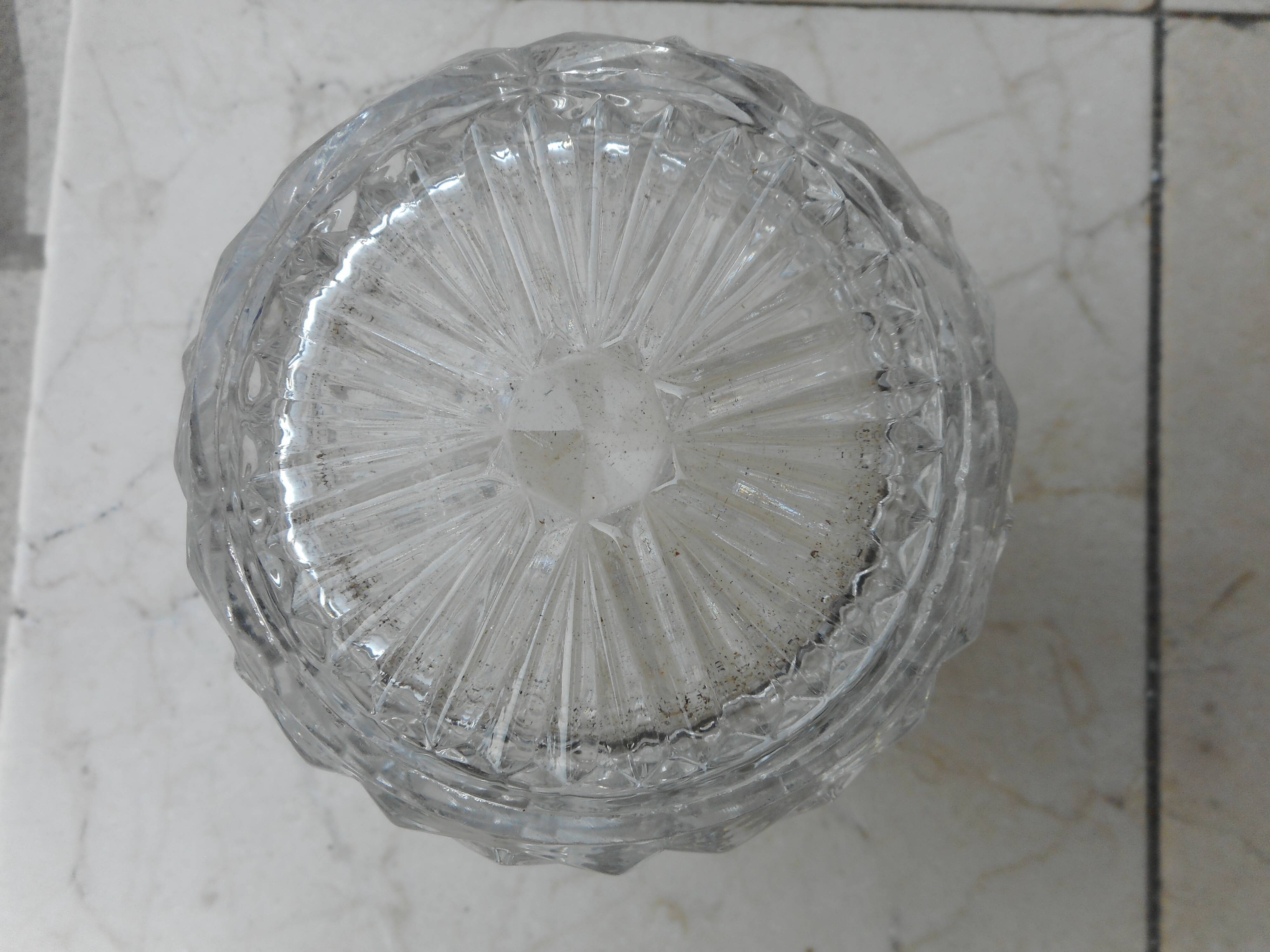 Cut glass ice bucket
