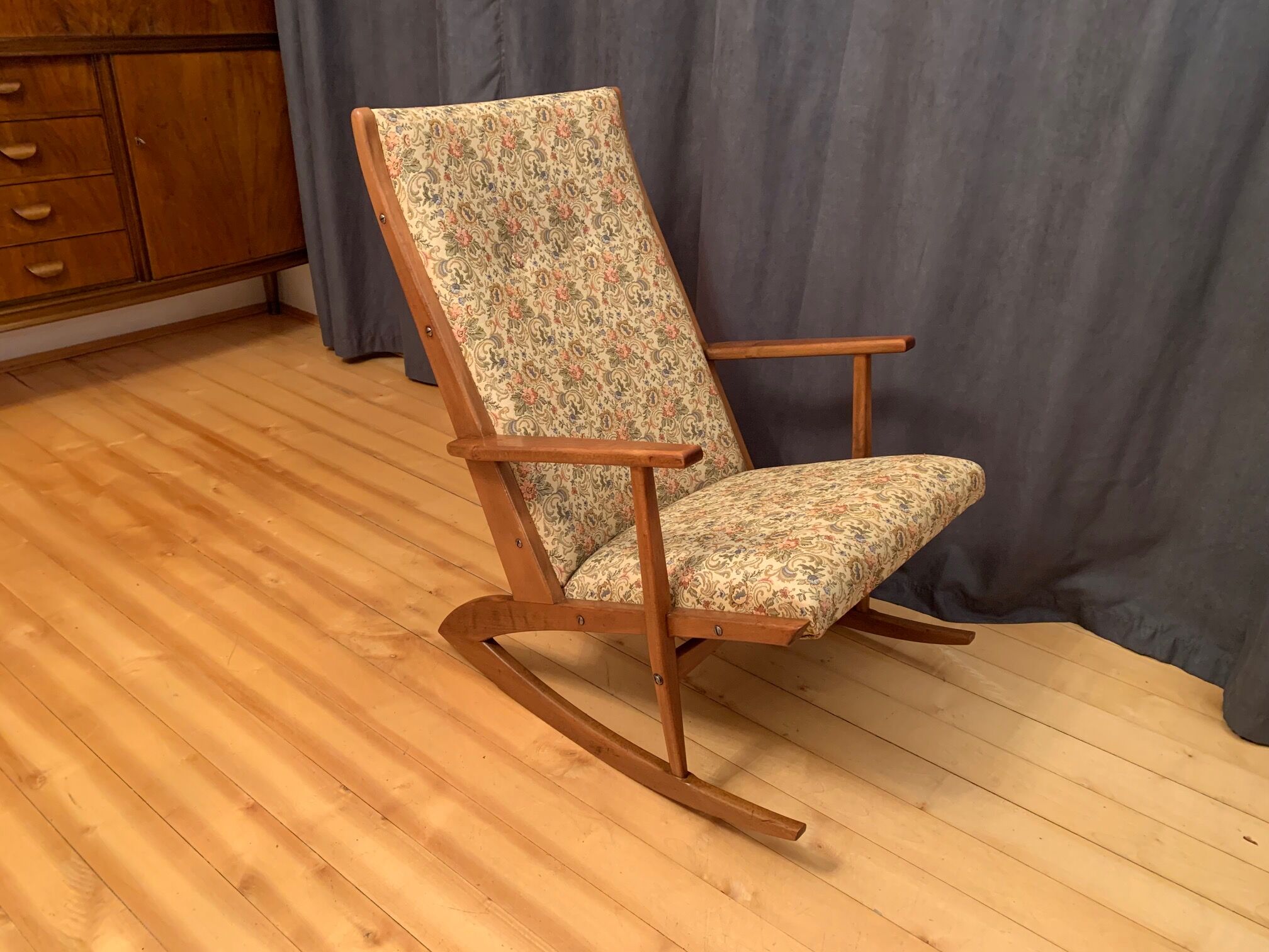 Model 97 rocking chair by Holger Georg Jensen, Tønder Møbelværk, Denmark, 1950s