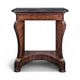 Louis Philippe style console in flame mahogany