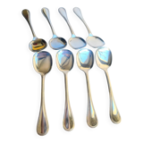 8 cuillères à glace Christofle, modèle Perles