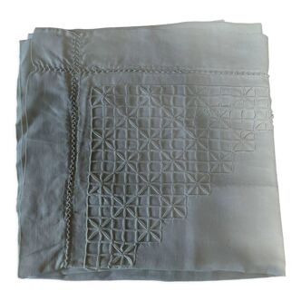 Old linen pillowcase late days closing buttons 75 X 75 cm