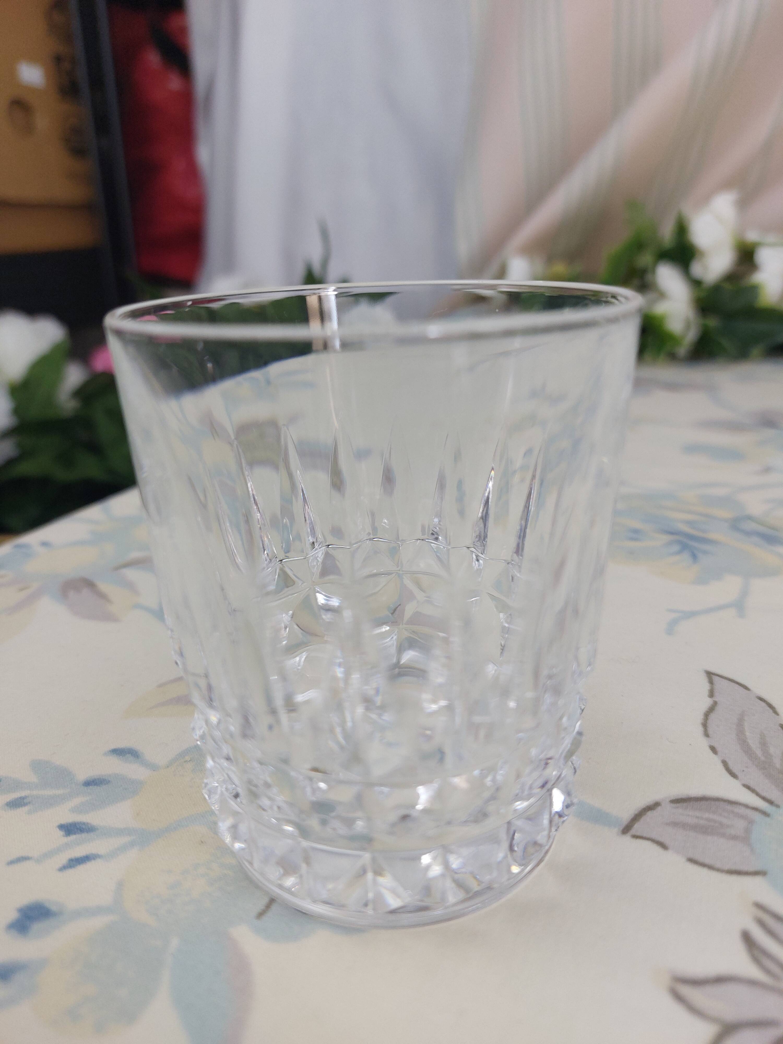 Set de 6 verres en cristal
