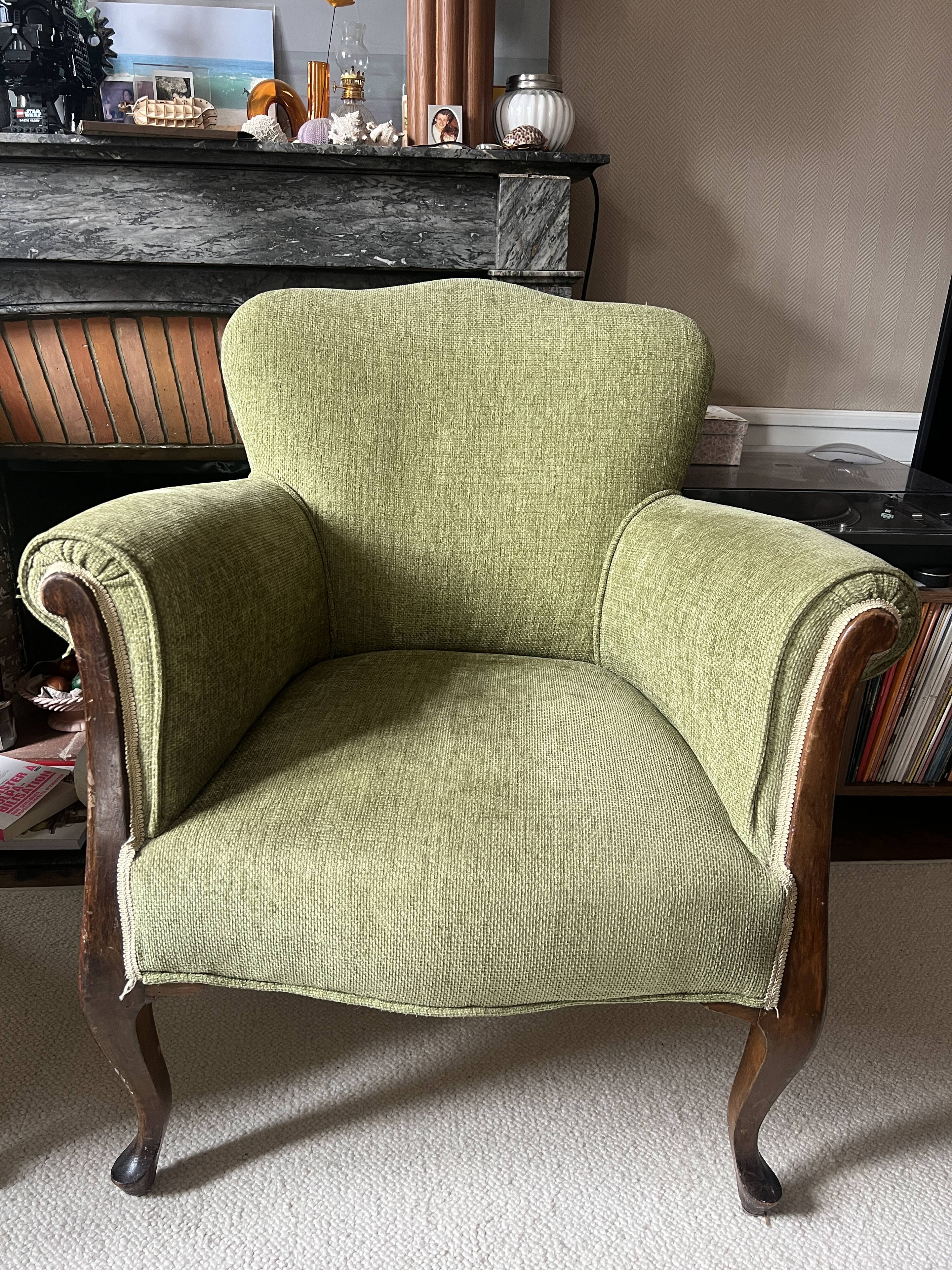 Paire de fauteuils vintage années 60 – esprit scandinave