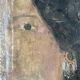Huile sur toile portrait femme bijoux