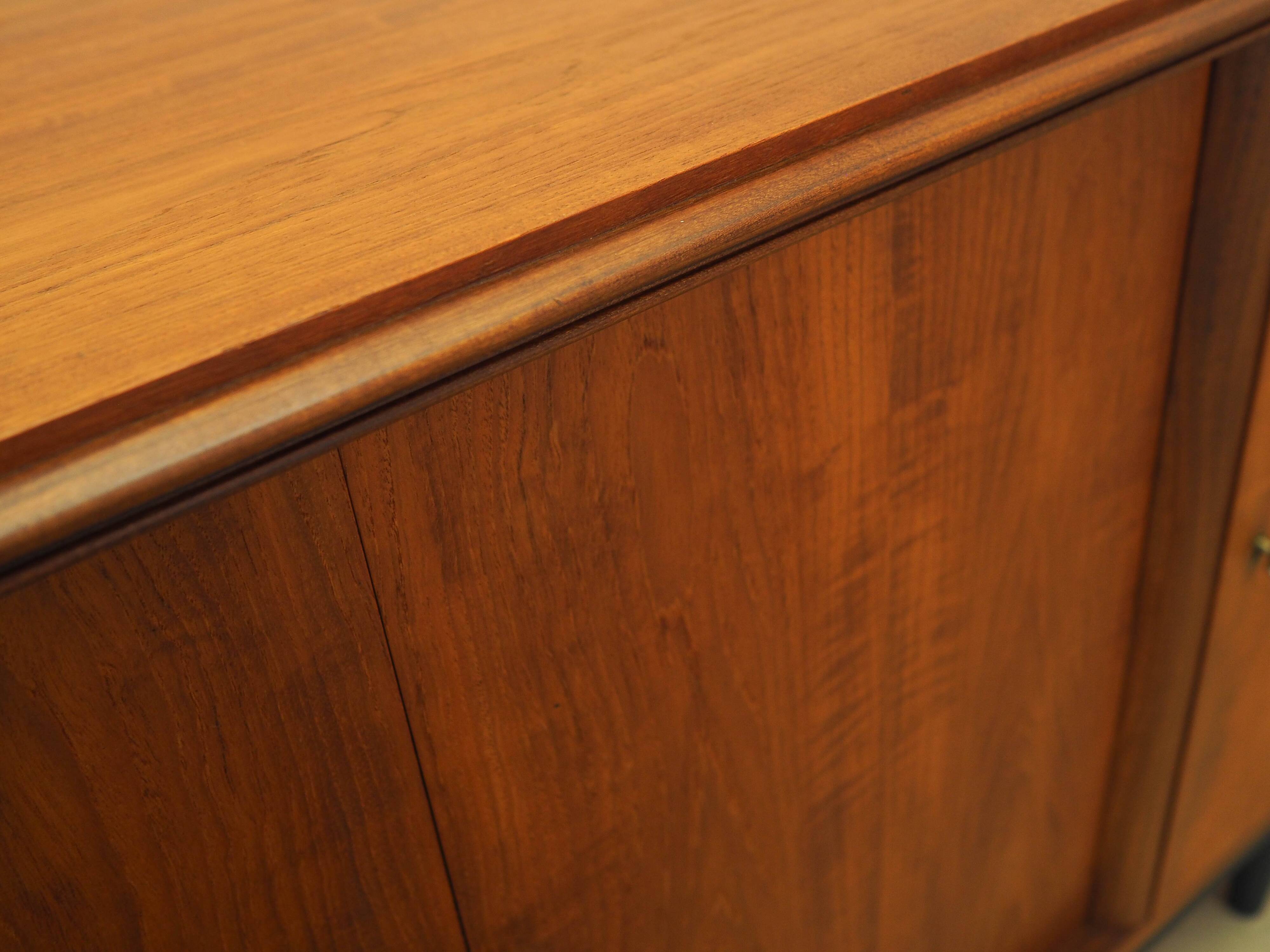 Teak sideboard, Danish design, 1970s, made in Denmark