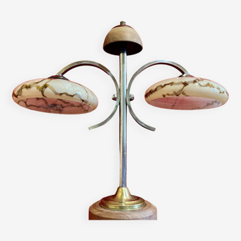 Lampe double, Mid-century, vintage