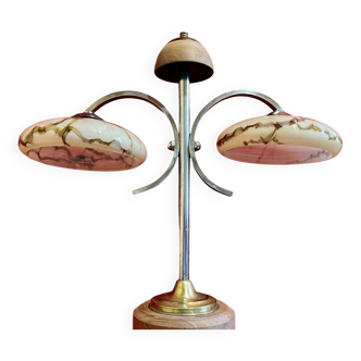 Double lamp, Mid-century, vintage