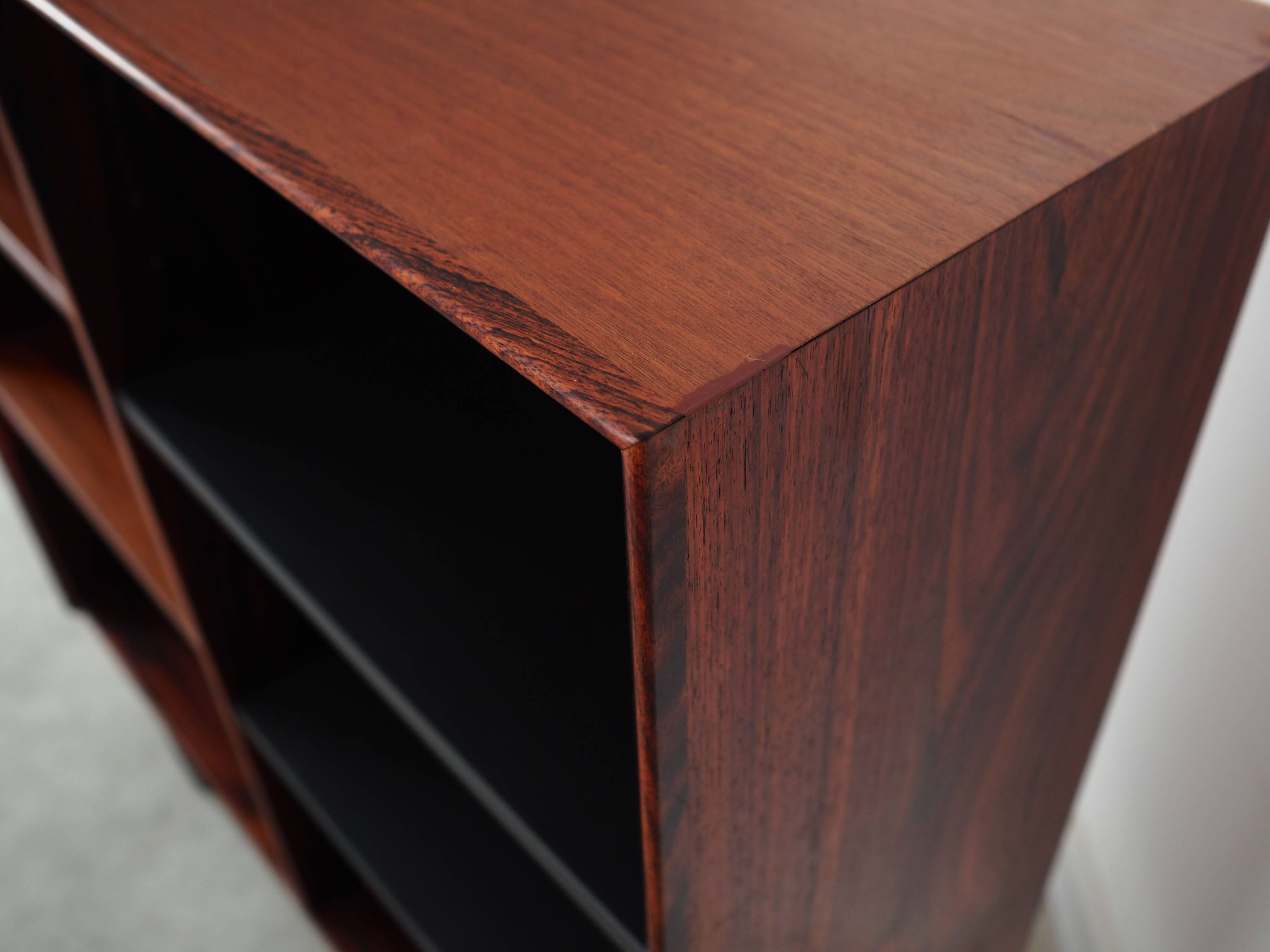 Rosewood bookcase, Danish design, 1970s, production: Hundevad