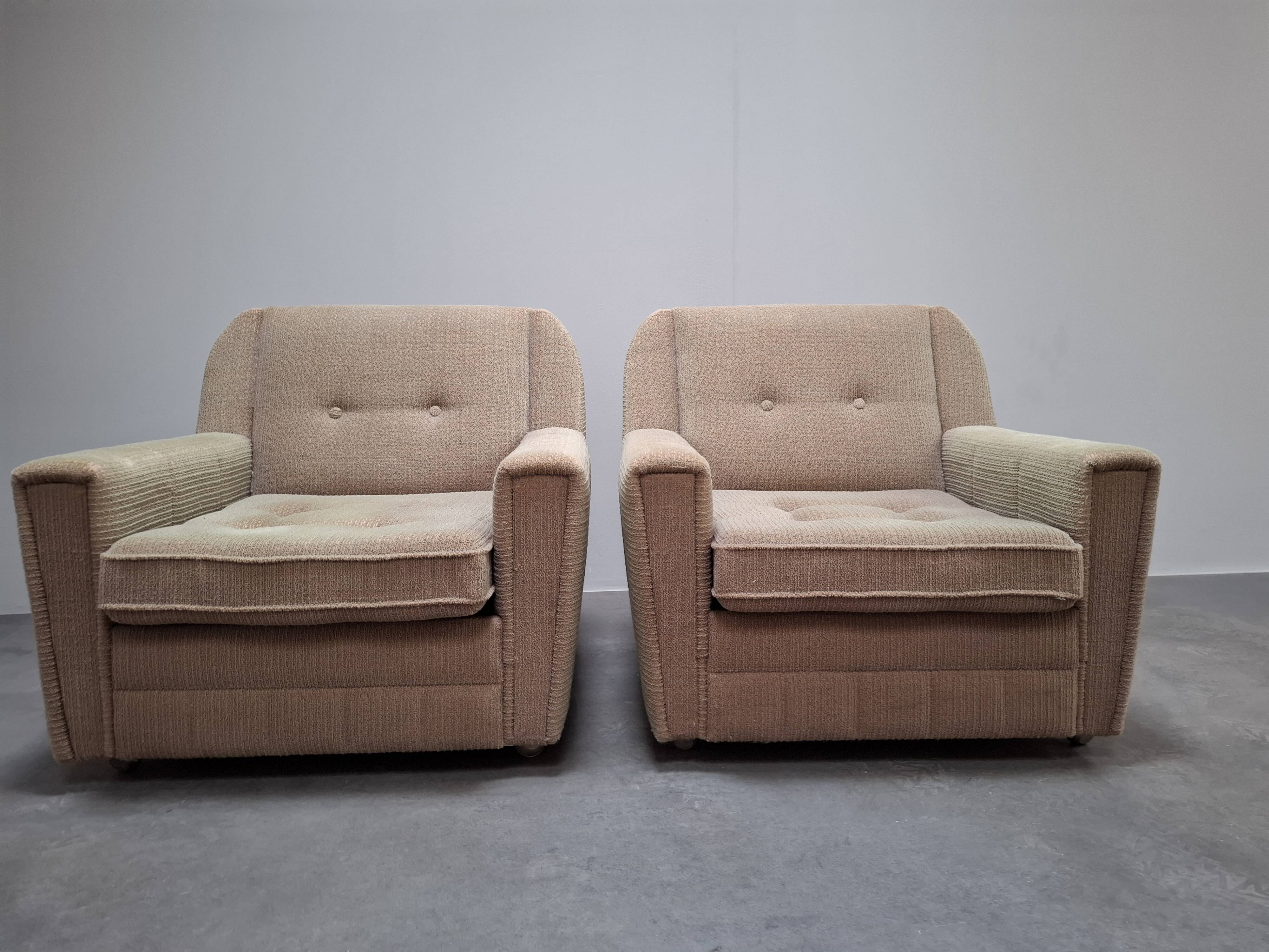 Paire de fauteuils lounge Wiberg Mid-Century Modern par UP Závody Rousínov