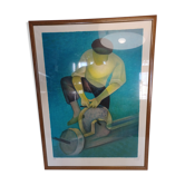Illustration de Louis toffoli, épreuve d'artiste : le remouleur, 1982