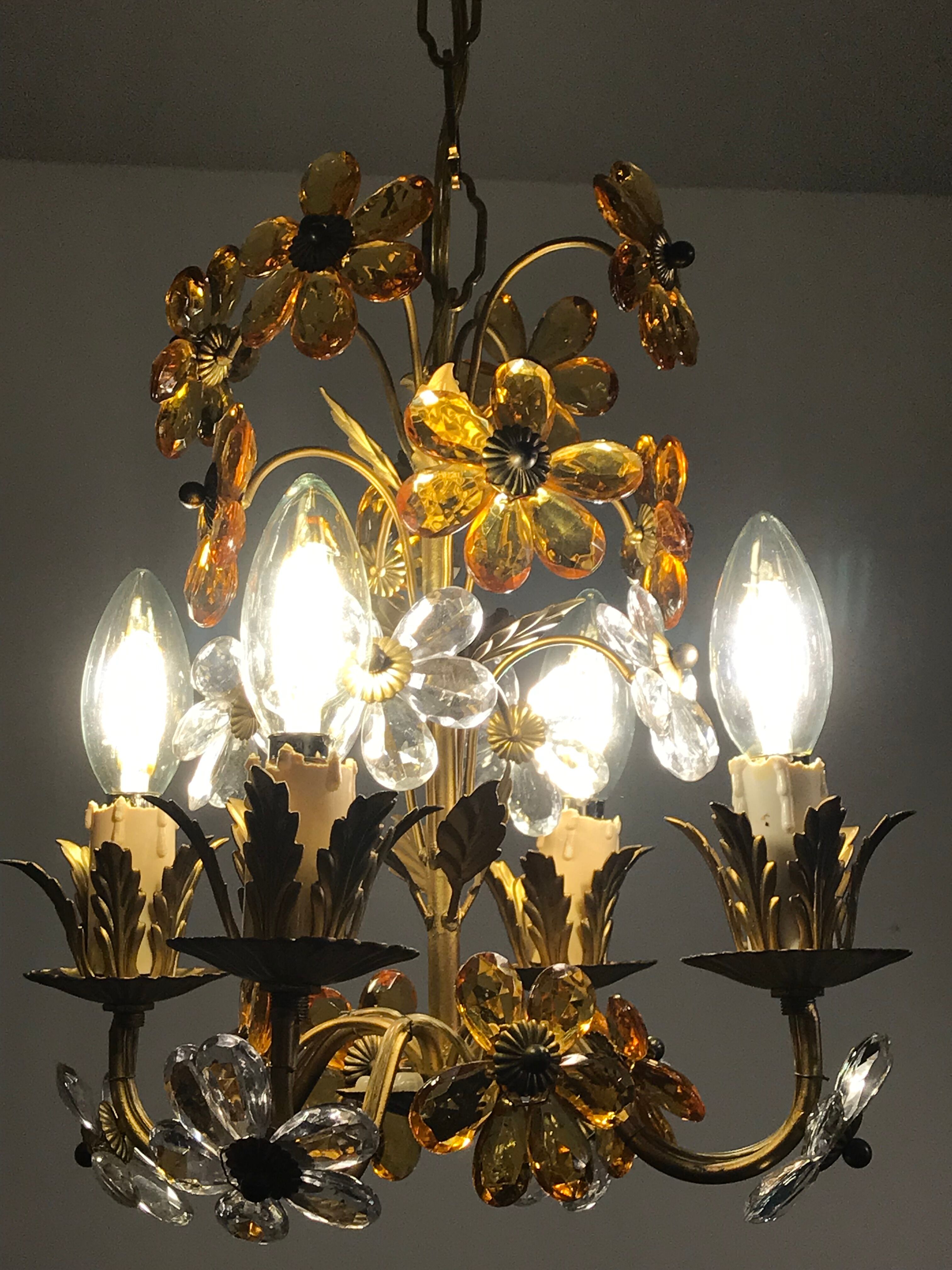 Murano crystal chandelier