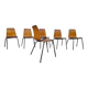 Suite de 6 Chaises Pierre Guariche modèle Papyrus Édition Steiner 1950