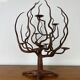 Bougeoir arbre fer forgé, chandelier