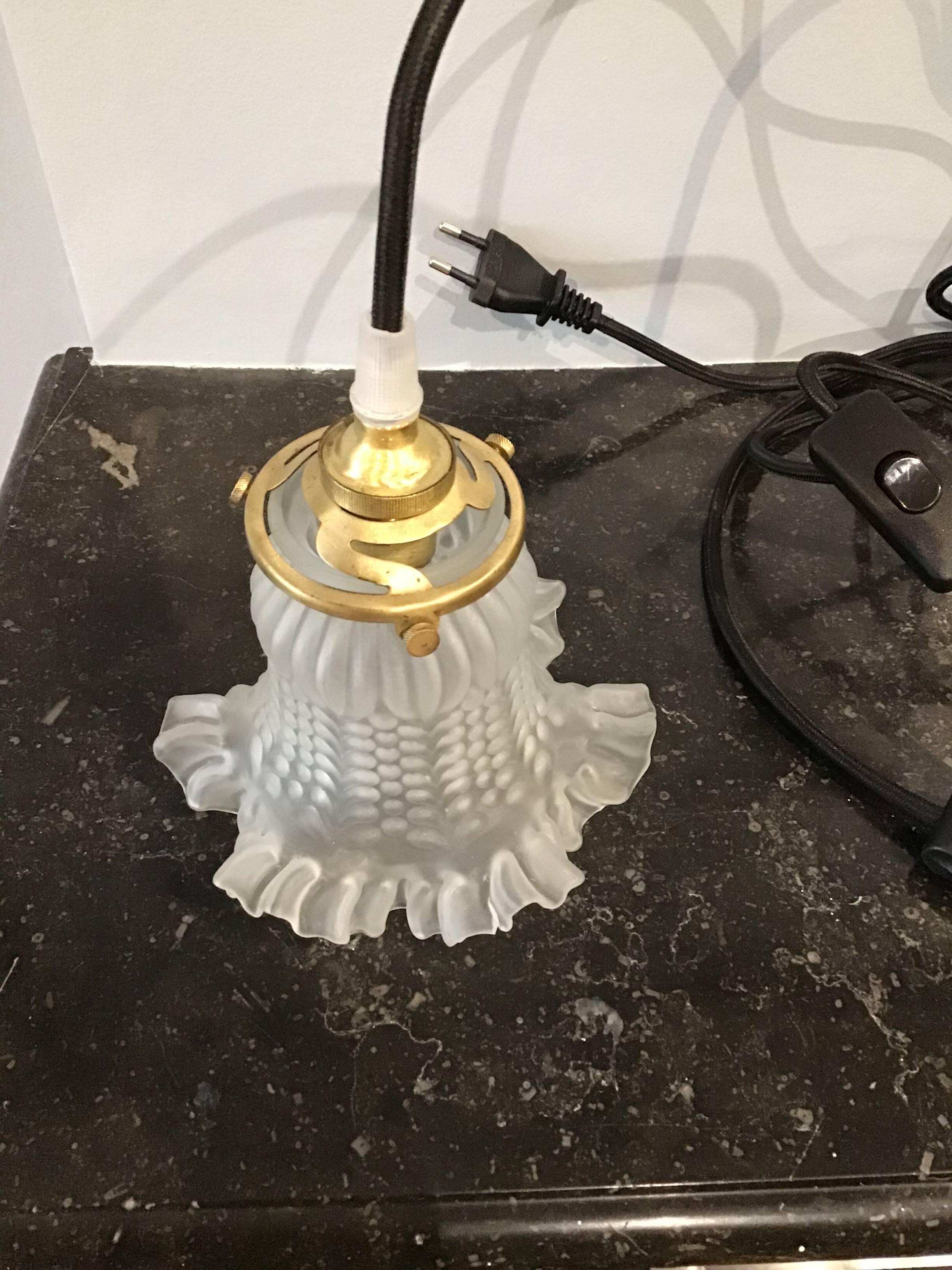 Set of two portable lamps