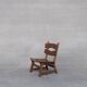 Chaise en bois basse