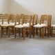 Vintage 1980s Danish Pine Wood Dining Chairs 1970s/80s by Dyrlund