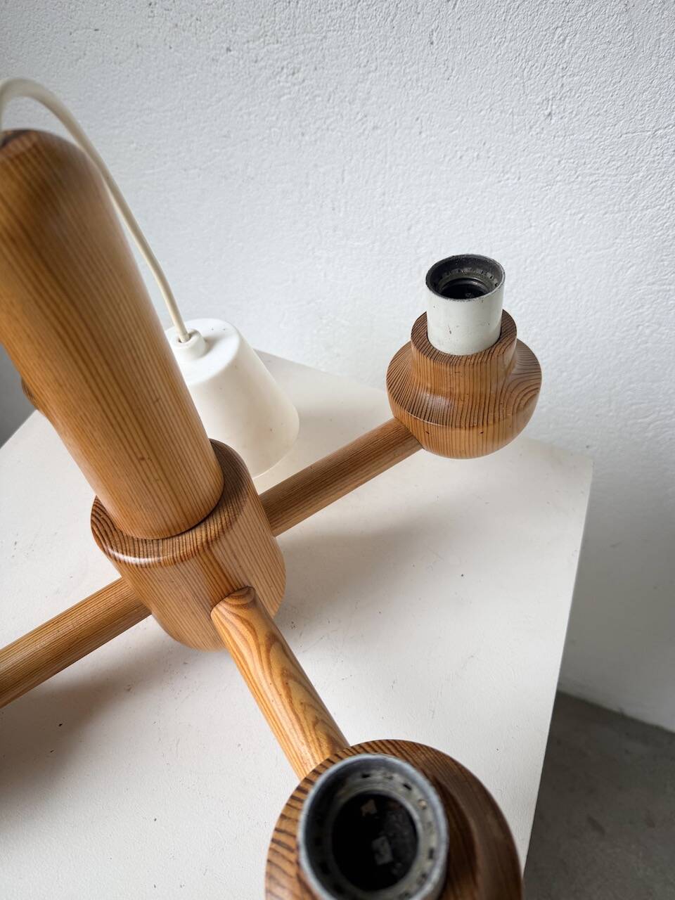 Paire de suspensions Ikea en pin 1980