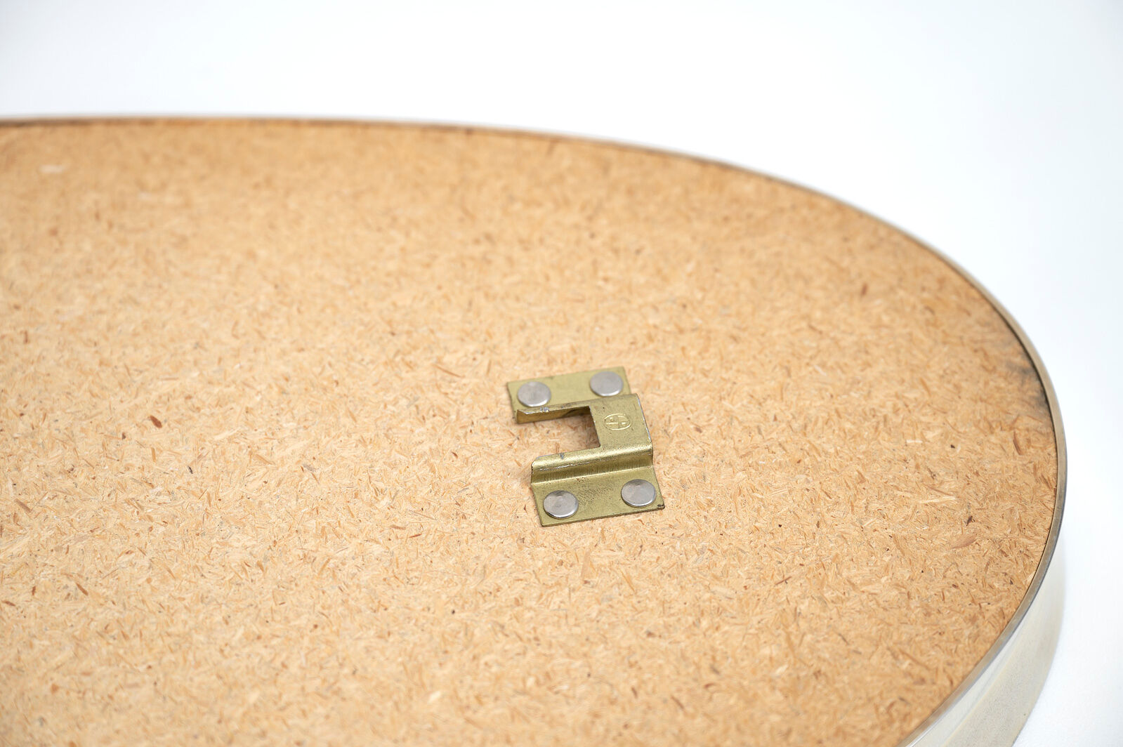 Brass mirror by Vereinigte Werkstätten München, 1960