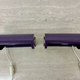 Vintage IKEA LOD V413 purple metal wall lamp bedside lamp wall lamp 1980s S