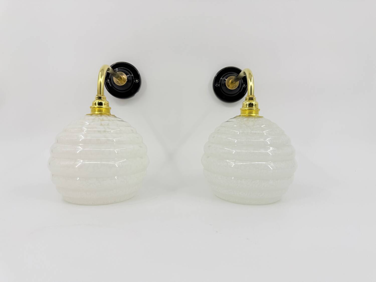 Clichy glass wall lights