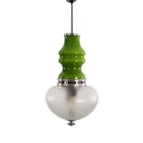 Pendant lamp, Italian design, 1970s, production: Mazzega