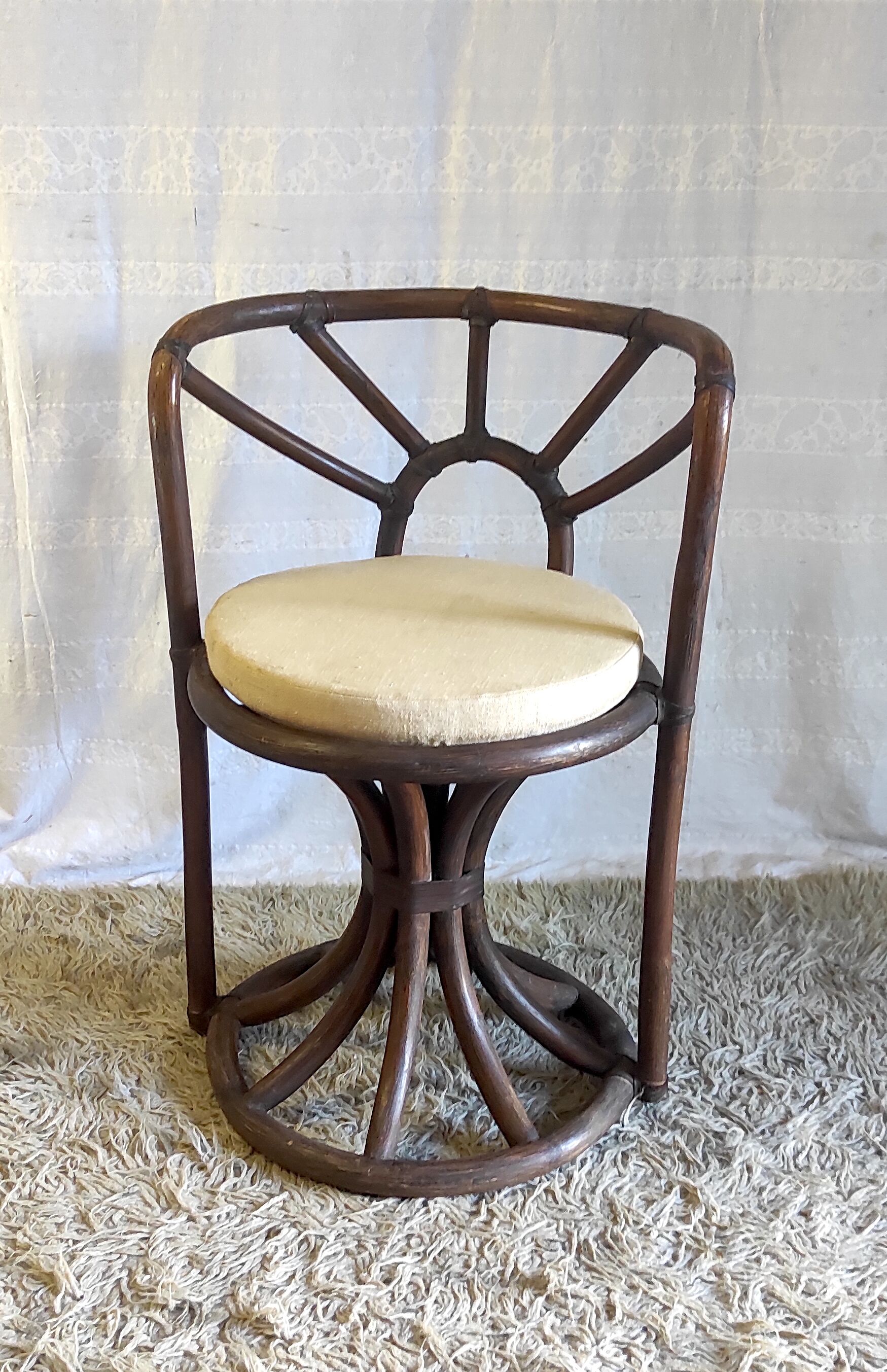Rattan chair of the Kok House, 70s/80s