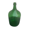 Vintage green glass bottle