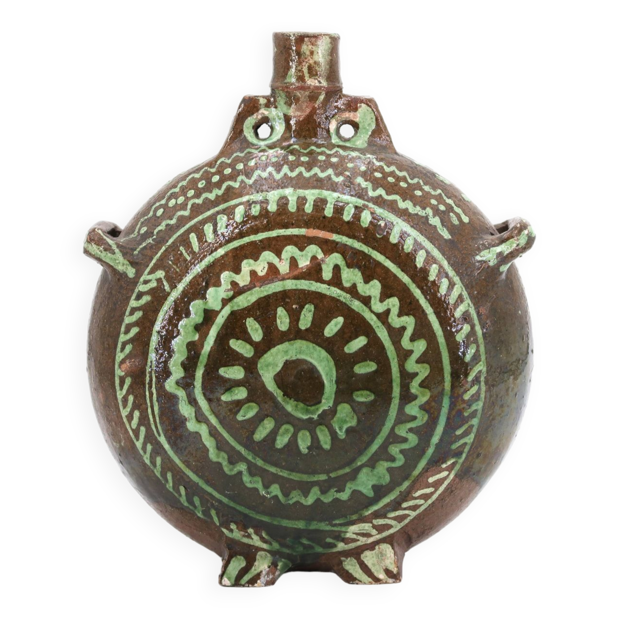 Popular Art shepherd's toad gourd in terracotta