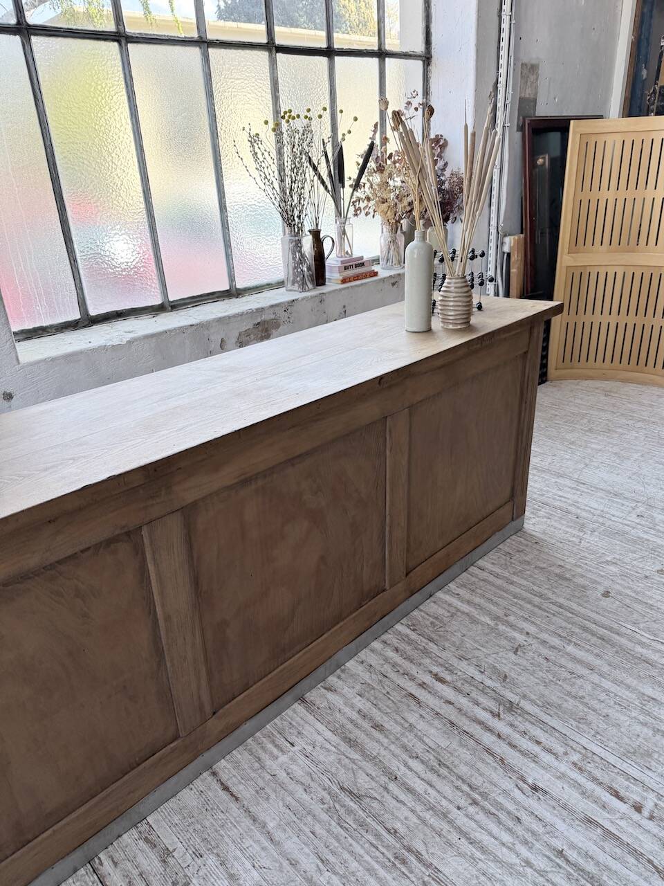 Walnut trade counter 2m5