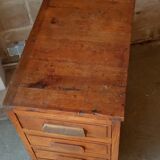 Meuble de métier, de bureau ancien 4 tiroirs