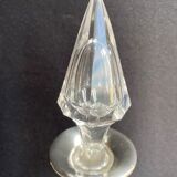 Large decanter - Louis Philippe - Strong crystal and silver