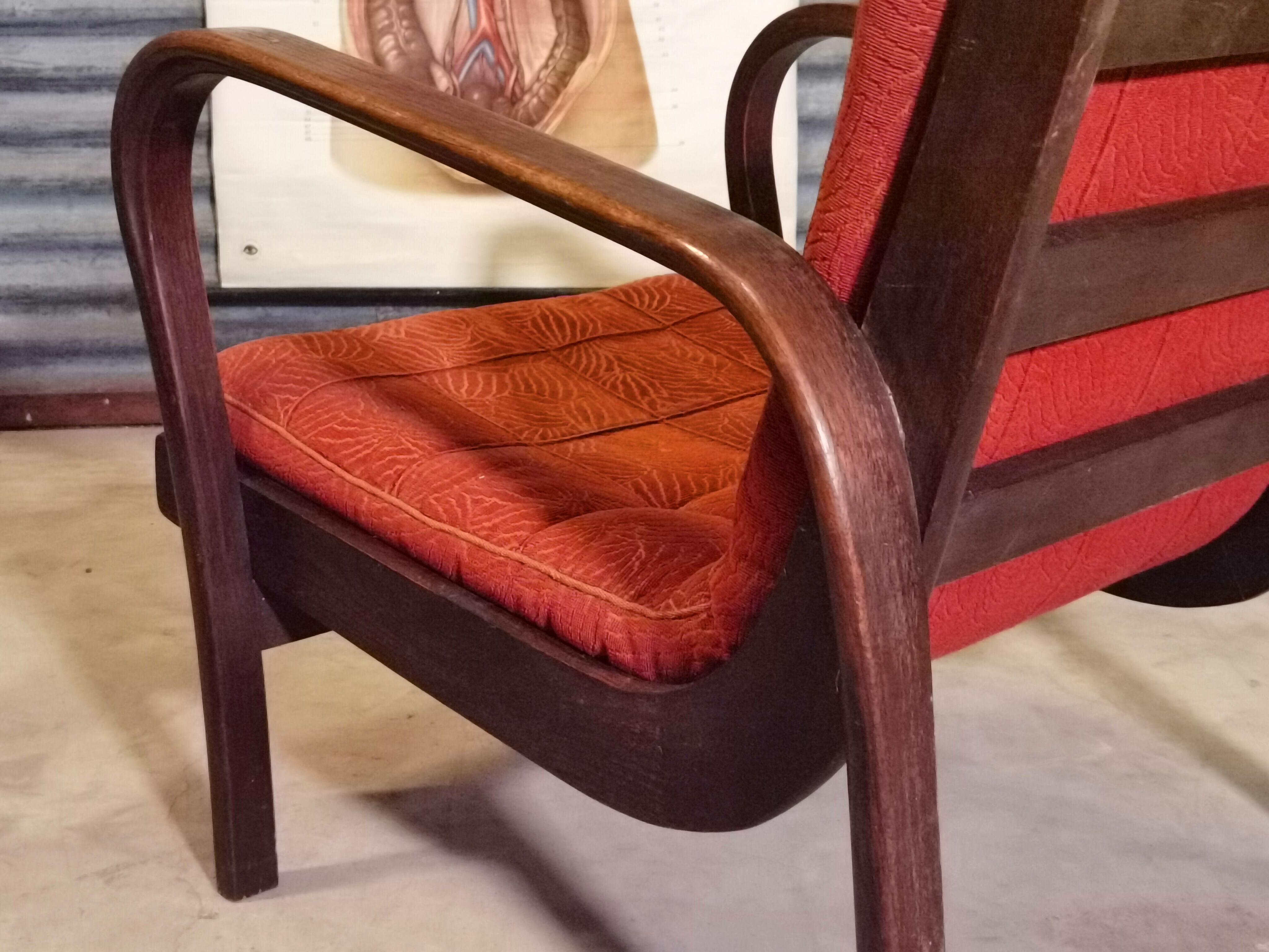 Pair of armchairs by Karel Kozelka and Antonin Kropacek