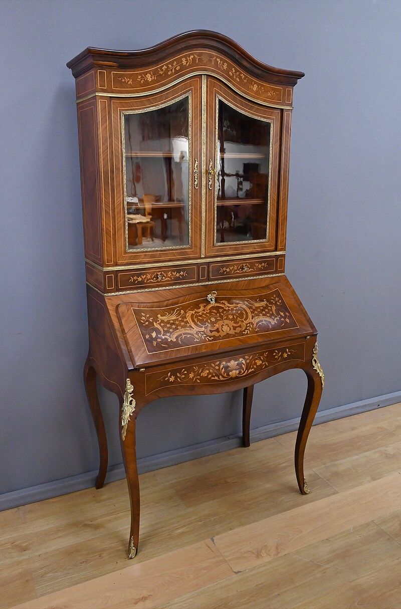 Writing desk in rosewood, Napoléon III period – 2nd half of the 19th century
