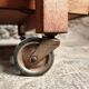 Vintage oak bar cart – France, 1950s
