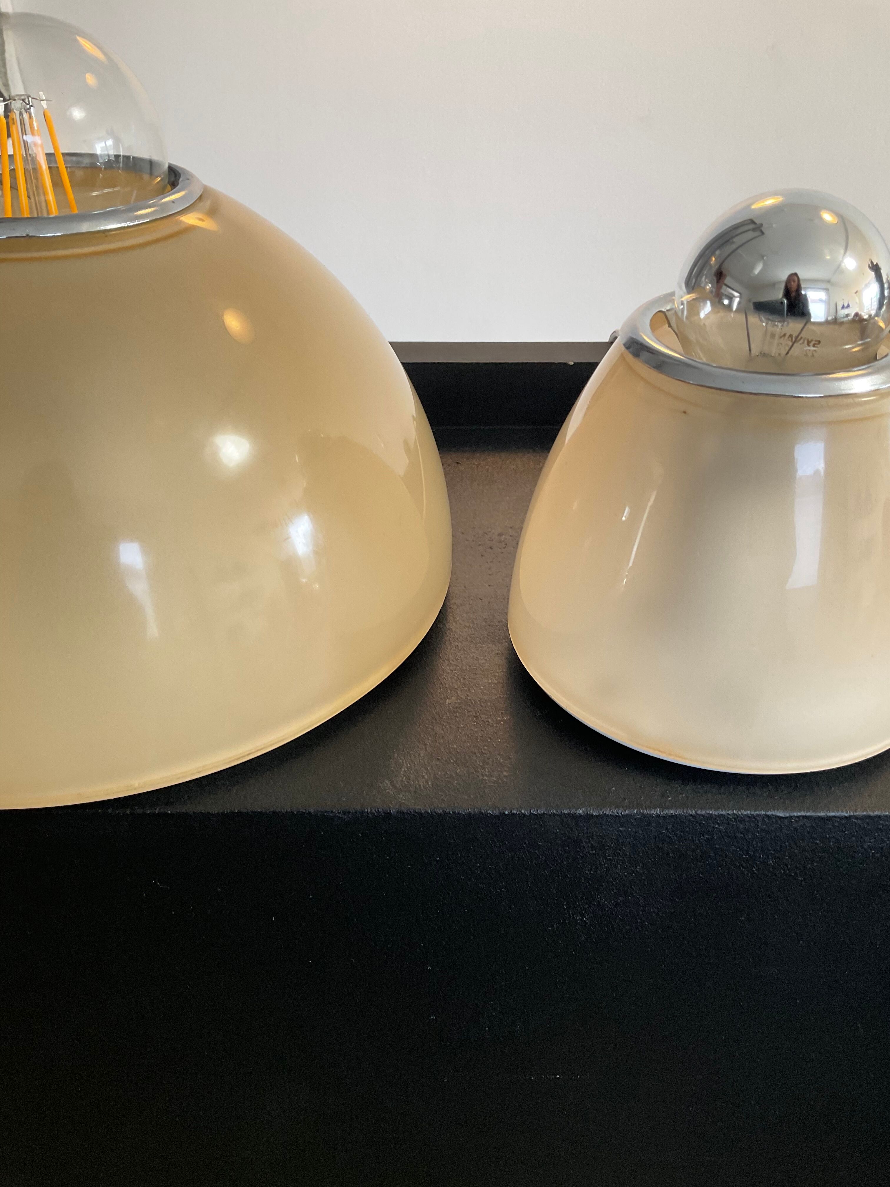 Trio de lampes Artemide Kalias et Tilos par Ernesto Gismondi