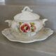 Antique porcelain soup tureen from Naples