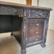 Important antique American desk in carved wood – circa 1900 –