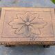 Low Stool Footrest Antique Wood Oak Louis XIII