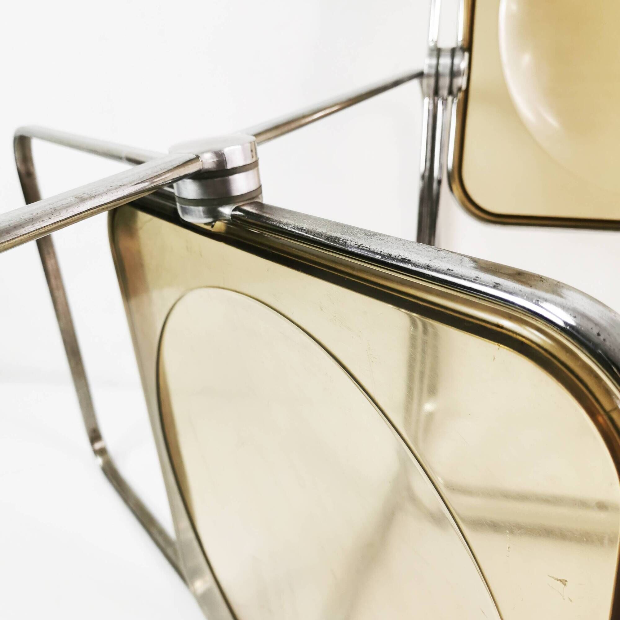 Pair of Plia chairs, Anonima Castelli, designed by Giancarlo Piretti, Italy