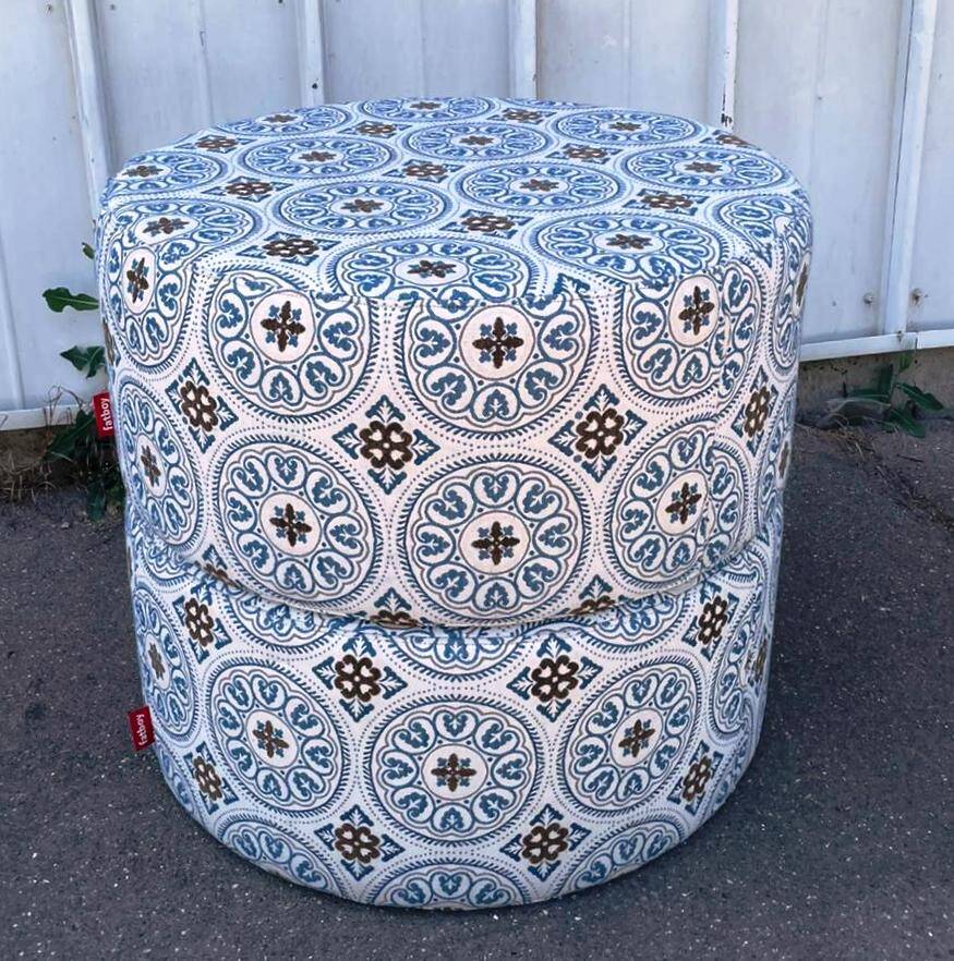 Pair of Fatboy poufs