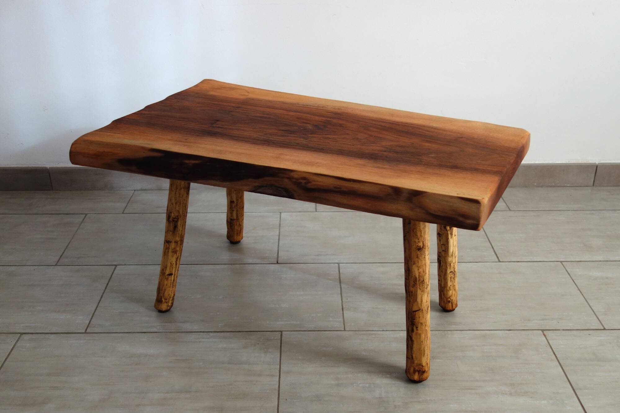 Antique brutalist coffee table